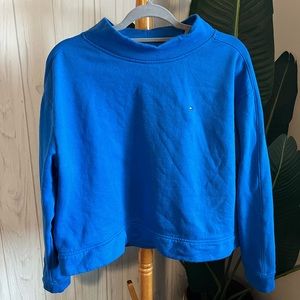 TOMMY HILFIGER women sweatshirt cen royal blue sz M